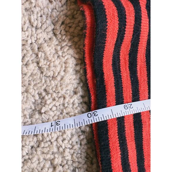 Clare V Le Tube Striped Midi Skirt Orange Black Small Artsy Academia Career Fall - Picture 7 of 9